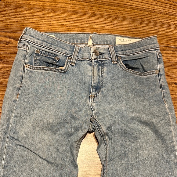 Rag & Bone Dre Capri Blue Jeans - Picture 5 of 11
